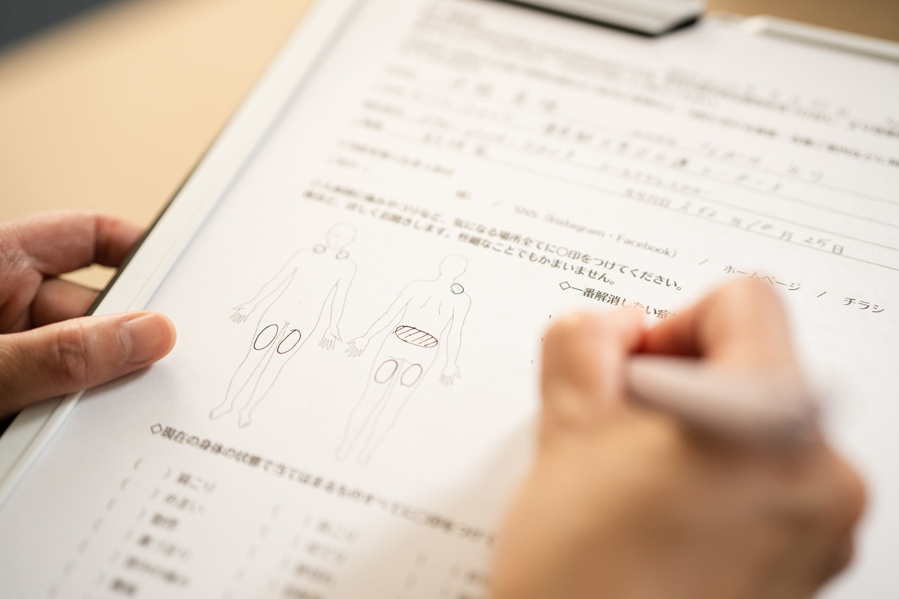 問診票の内容は、正確な問診をするために重要な項目になります